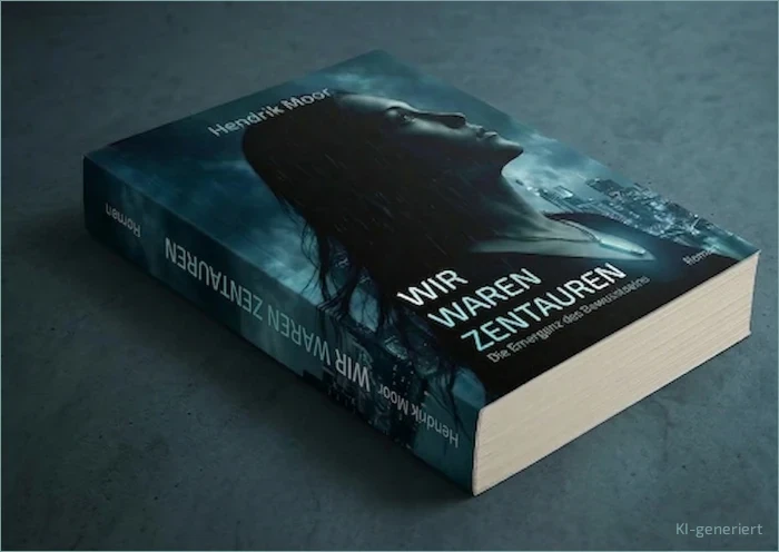 KI-generiertes Bild des gedruckten Romans